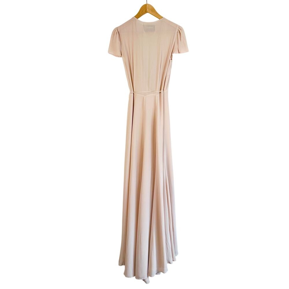 Reformation Rosey Dress in Champagne Formal Gown Prom Wedding Small - Picture 7 of 11